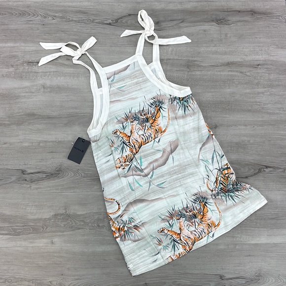 ☀️HURLEY☀️ PRINTED TIE DRESS COVER UP - Picture 10 of 11